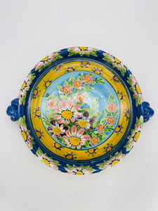 Platter with handles 9”